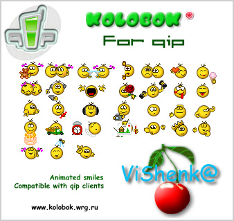 Smilies for Qip by ViShenk@ (to light skin) QIP